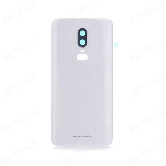Tampa Traseira+Lente da Câmera OnePlus 6 Branco Tampa Traseira+Lente da Câmera OnePlus 6 Branco